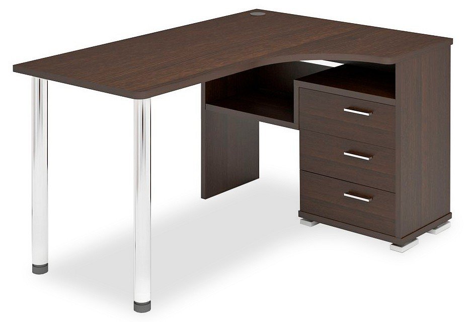 Фото Стол письменный Домино СР-132С-140 MER_SR-132S-140-V-PRAV - интернет-магазин МегаТерем в Москве