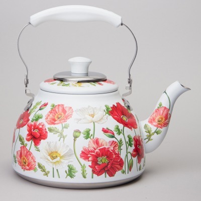 Чайник agness белые маки со...
