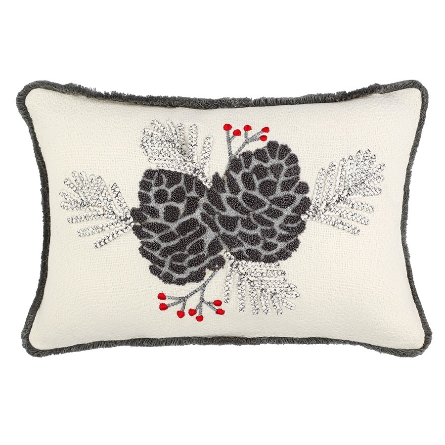 Фото Чехол на подушку frosted cones из коллекции new year essential, 30х45 см (79792) - интернет-магазин МегаТерем в Москве