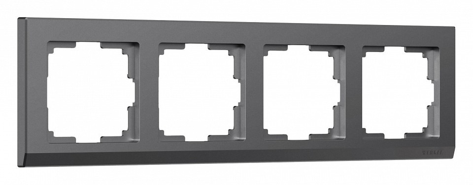 Фото Рамка на 4 поста Werkel Stark (графит матовый) W0041864 WRK_a063118 - интернет-магазин МегаТерем в Москве