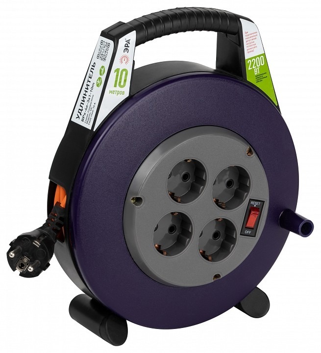 Фото Удлинитель с выключателем Эра  BPx-4e-3x1-10m ER_B0052927 - интернет-магазин МегаТерем в Москве