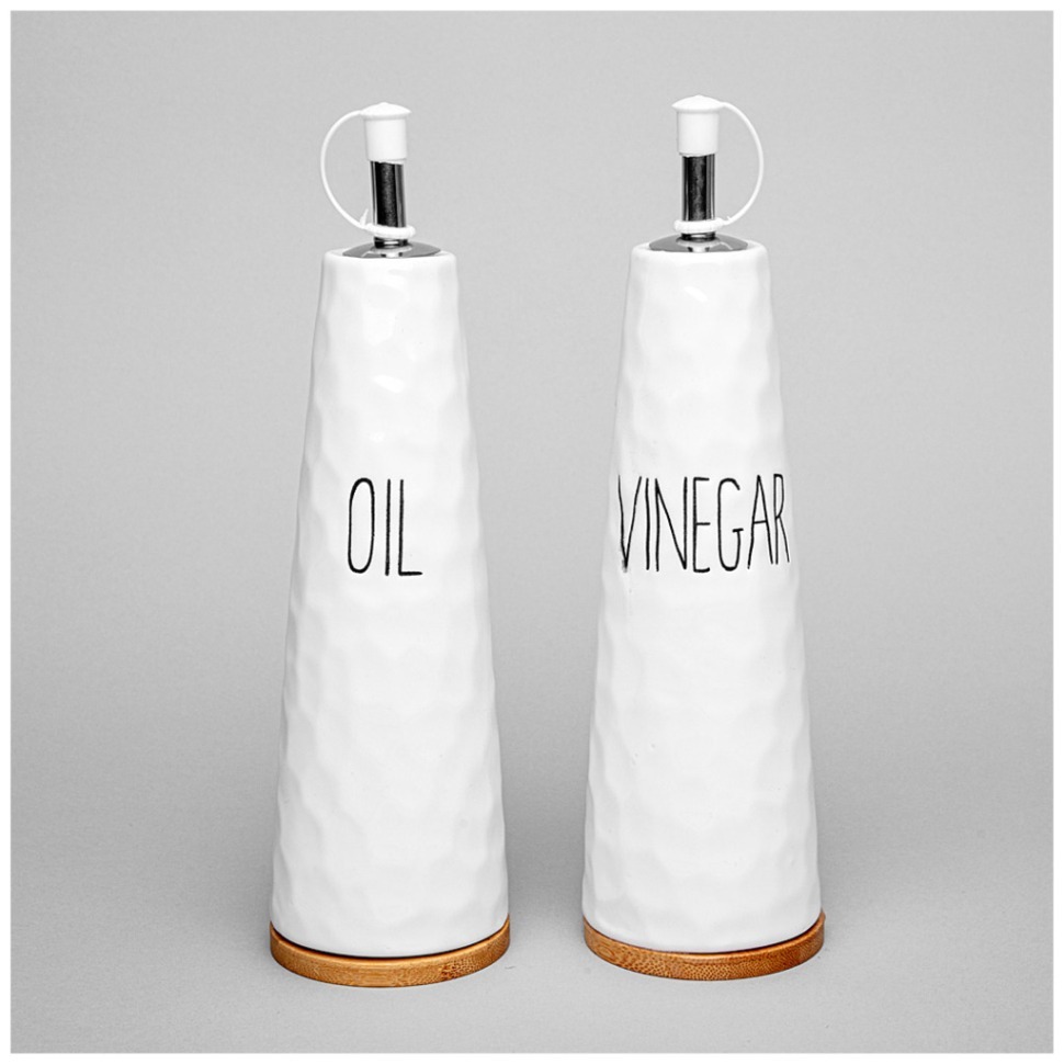 Фото Набор емкостей для масла и уксуса коллекция kitchen 2 пр. 6,5*23 см Lefard (157-245) - интернет-магазин МегаТерем в Москве