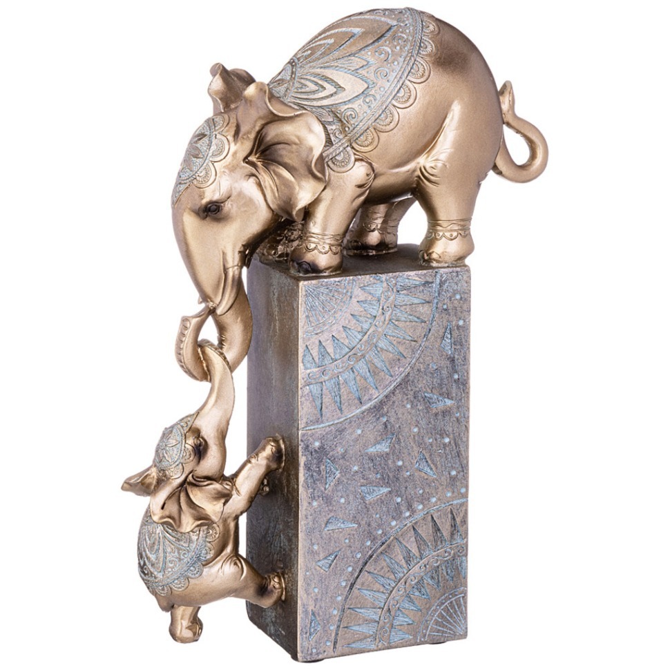 Фото Фигурка слоны 20*9*28 см Lefard (79-217) - интернет-магазин МегаТерем в Москве