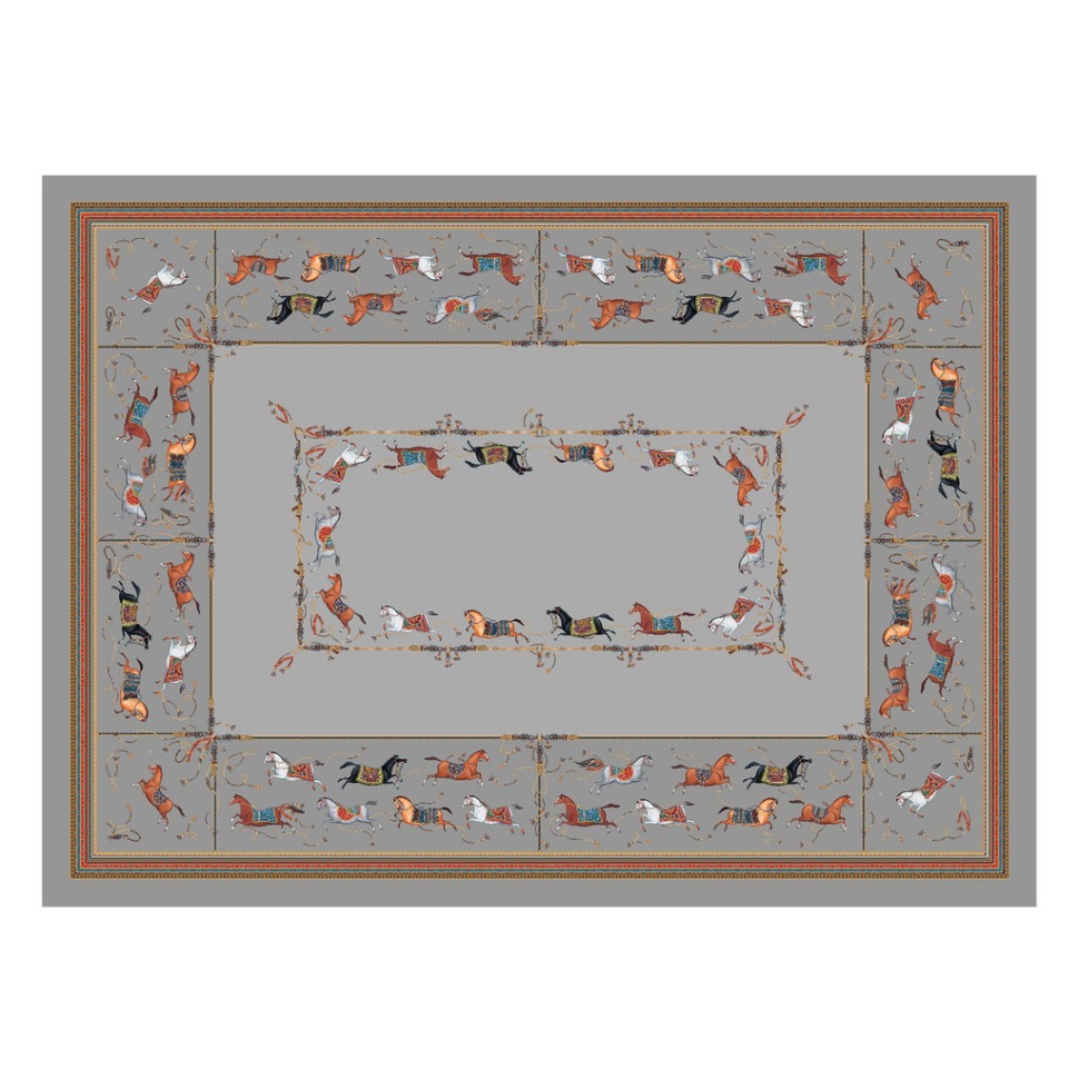 Фото Скатерть passage 160х220см ,серый, 100% хлопок,твил c пропиткой Lefard (850-761-21) - интернет-магазин МегаТерем в Москве