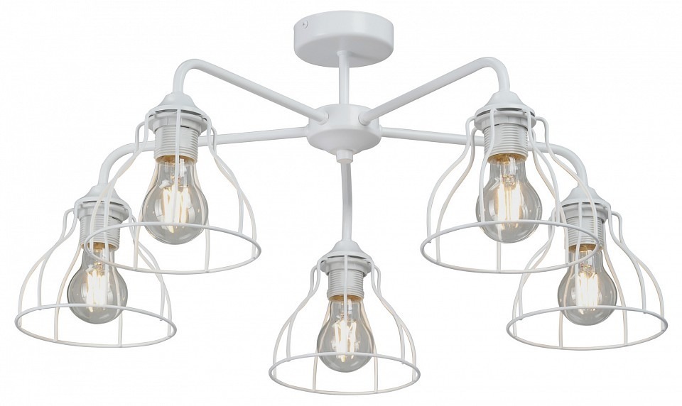 Фото Люстра на штанге Vitaluce V3102 V3102-0/5PL VI_V3102-0_5PL - интернет-магазин МегаТерем в Москве