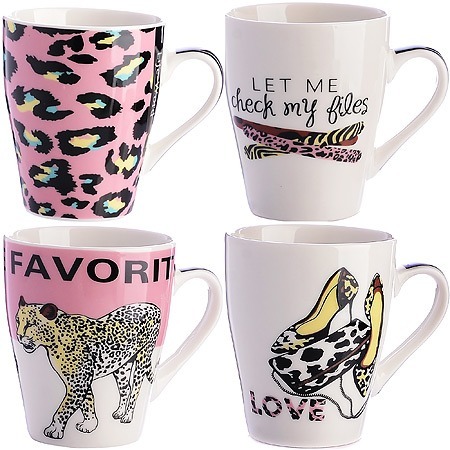 Кружка 340 мл Леопард LORAINE (31231) Фото Кружка 340 мл Леопард LORAINE (31231) - интернет-магазин МегаТерем в Москве