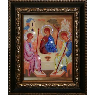Икона Святой Троицы с крист...