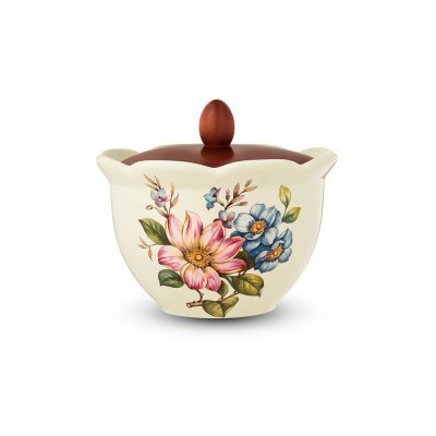 Nuova Cer Емкость с крышкой Petali di Primavera 17.5см 7371-PDP