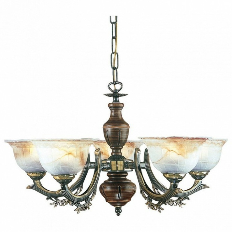 Фото Подвесная люстра Reccagni Angelo 2801 L 2801/5 RA_L_2801_5 - интернет-магазин МегаТерем в Москве