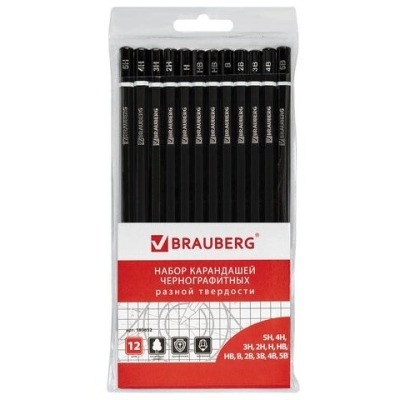 Карандаши чернографитные Br...