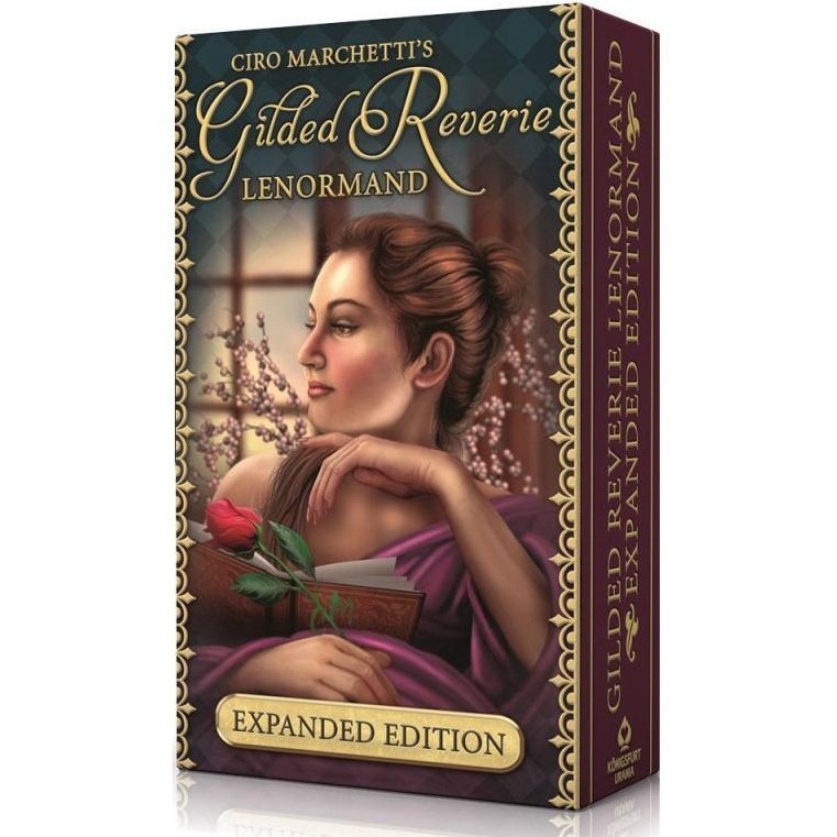 Фото Карты Таро Gilded Reverie Lenormand Expanded US Games / Золотые Мечты Ленорман (расширенное издани (33530) - интернет-магазин МегаТерем в Москве