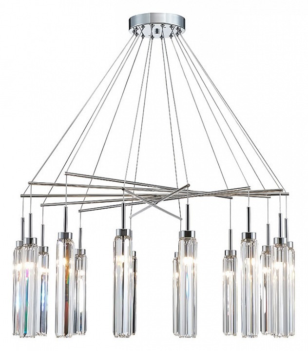 Фото Подвесная люстра Newport 4520 4524+10/S chrome NWP_M0068064 - интернет-магазин МегаТерем в Москве