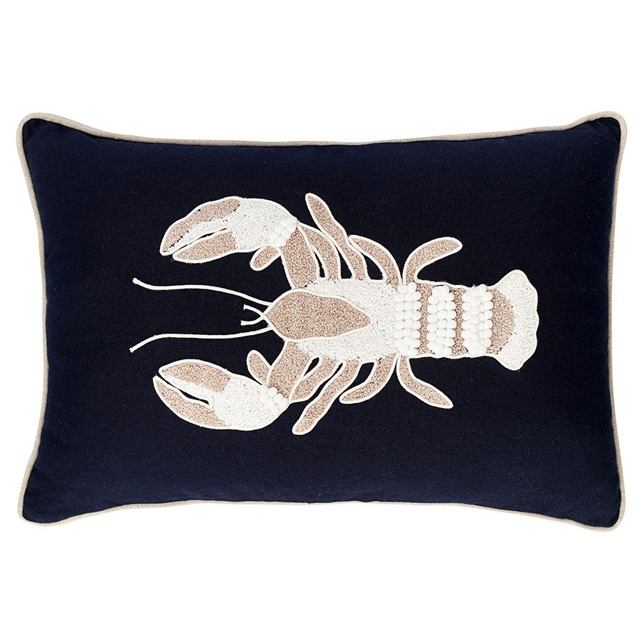 Фото Подушка декоративная navy lobster из коллекции sea treasures, 30х45 см (79016) - интернет-магазин МегаТерем в Москве