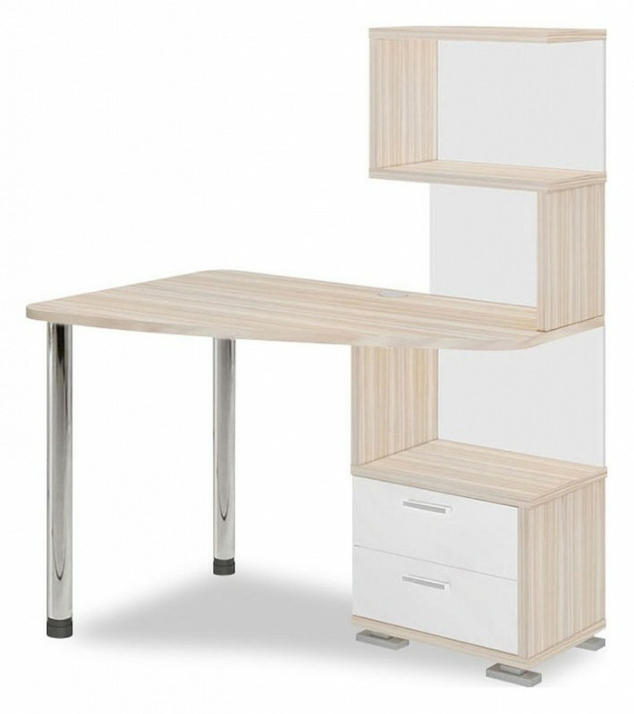 Фото Стол компьютерный Домино СКМ-60 MER_SKM-60_KBE-LEV - интернет-магазин МегаТерем в Москве