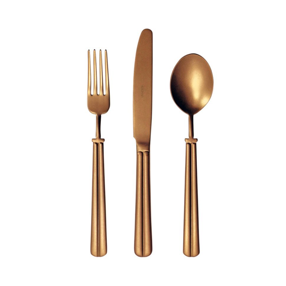 Фото Ложка столовая 208200313170200003, нержавеющая сталь 18/10, CBT+PVD, chocolate, HERDMAR - интернет-магазин МегаТерем в Москве