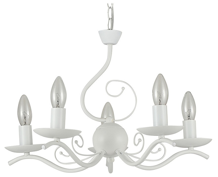 Фото Подвесная люстра Escada 2103 2103/5S White ESC_2103_5S_White - интернет-магазин МегаТерем в Москве