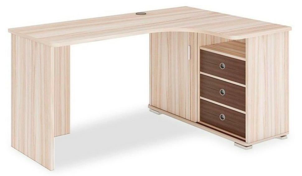 Фото Стол письменный Домино СР-165С MER_SR-165S-KSHK-CH-PRAV-NOVYJ - интернет-магазин МегаТерем в Москве