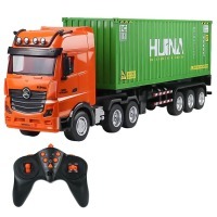 Радиоуправляемый грузовик контейнеровоз HUINA 1:18 (HN1317-GREEN)
