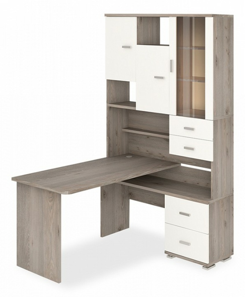 Фото Стол компьютерный Домино Нельсон СР-620-140 MER_SR-620-140-NBEN-PRAV - интернет-магазин МегаТерем в Москве