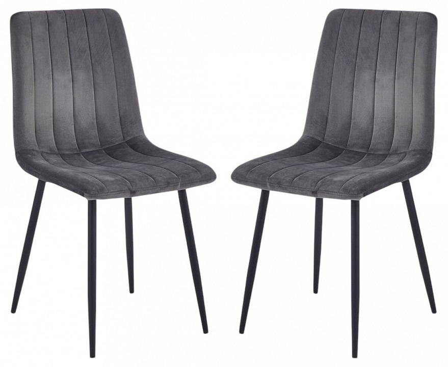 Фото Набор из 2 стульев Evoke Serenity HSBI_DC103_grey_2 - интернет-магазин МегаТерем в Москве