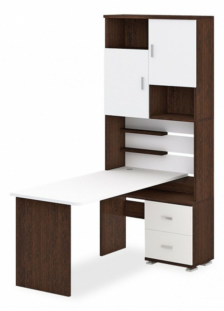 Фото Стол компьютерный Домино СР-720/160 MER_SR-720-160-VBEBE-PRAV - интернет-магазин МегаТерем в Москве