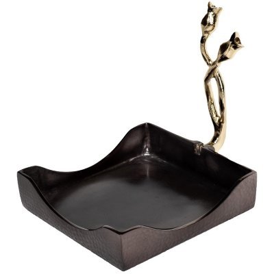 Держатель для салфеток "Бутоны" металл 19,7*18*5,3 см (TT-00006709)