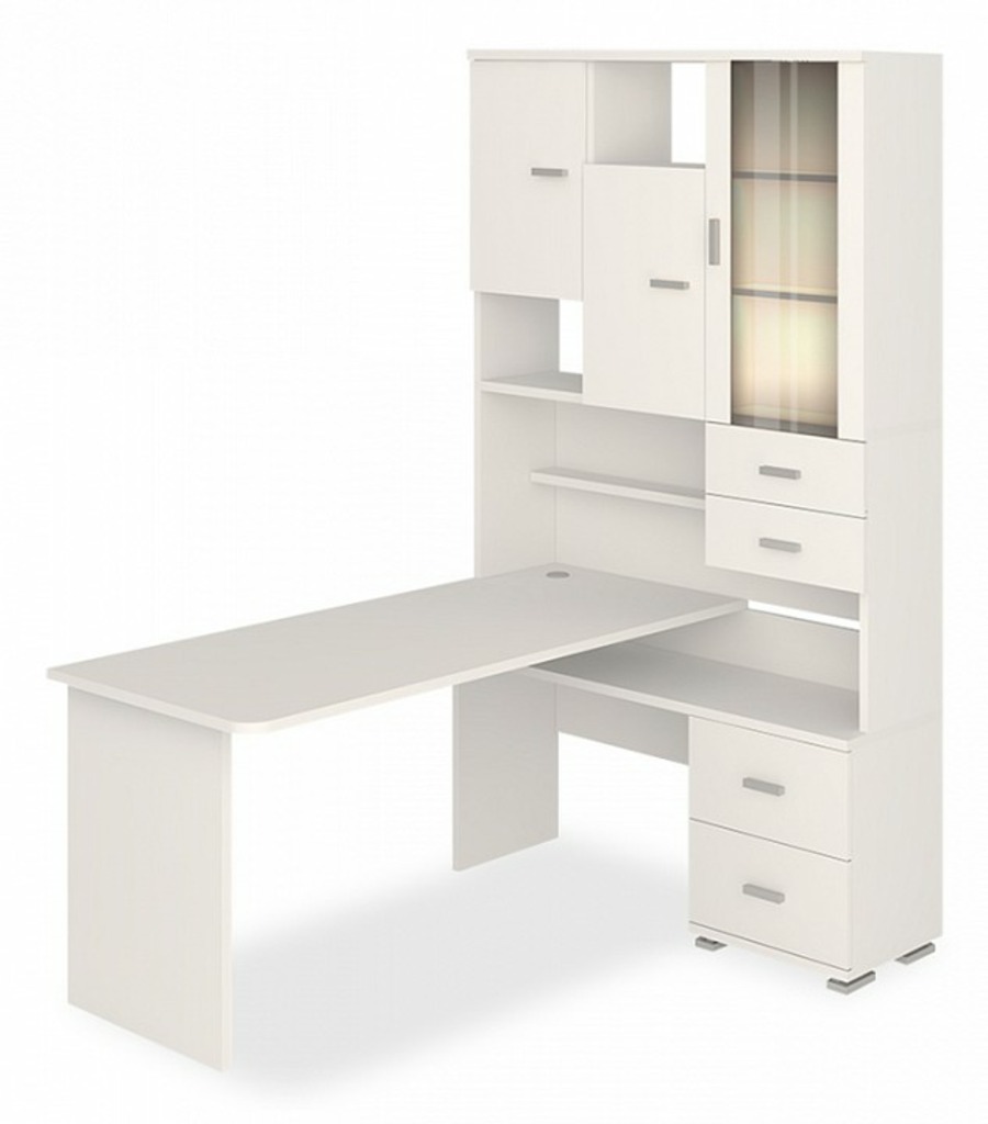 Фото Стол компьютерный Домино СР-620-160 MER_SR-620-160-BE-PRAV - интернет-магазин МегаТерем в Москве