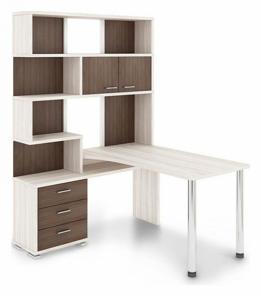 Фото Стол компьютерный СР-420/130 MER_SR-420-130_KSHK-LEV - интернет-магазин МегаТерем в Москве