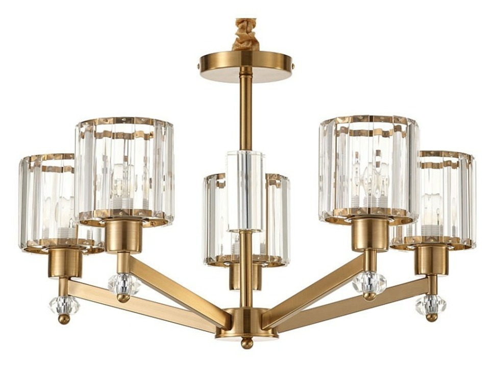 Фото Подвесная люстра Escada Adorn 691/5S (Copper) ESC_691_5S_Copper - интернет-магазин МегаТерем в Москве