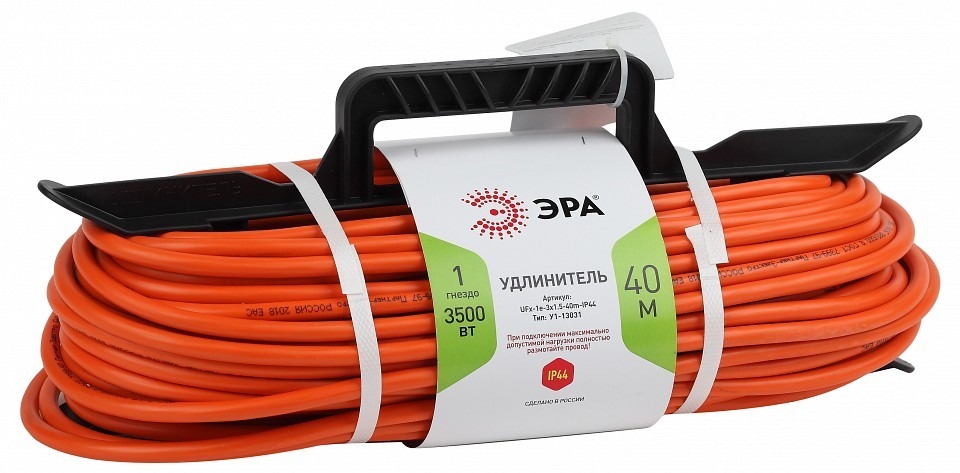 Фото Удлинитель Эра  UFx-1e-3x1.5-40m ER_B0046813 - интернет-магазин МегаТерем в Москве