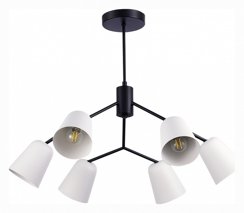 Фото Люстра на штанге EVOLUCE Mario SLE155942-06 EVO_SLE155942-06 - интернет-магазин МегаТерем в Москве