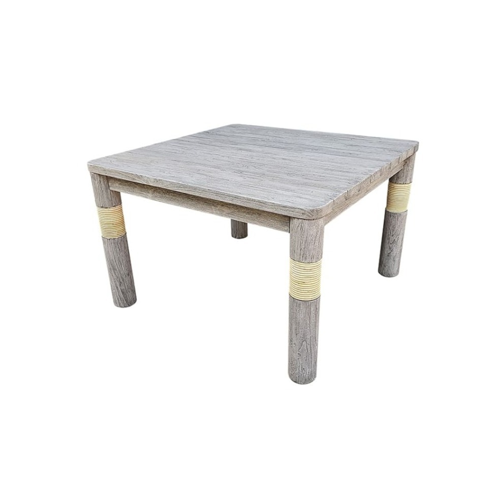 Фото Стол GALACTUS TABLE120, Тиковое дерево, Natural brown/ivory, ROOMERS FURNITURE - интернет-магазин МегаТерем в Москве