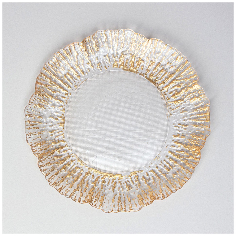 Фото Тарелка закусочная bohemia gold 21 см мал уп.-4шт мин.партия Lefard (338-119) - интернет-магазин МегаТерем в Москве