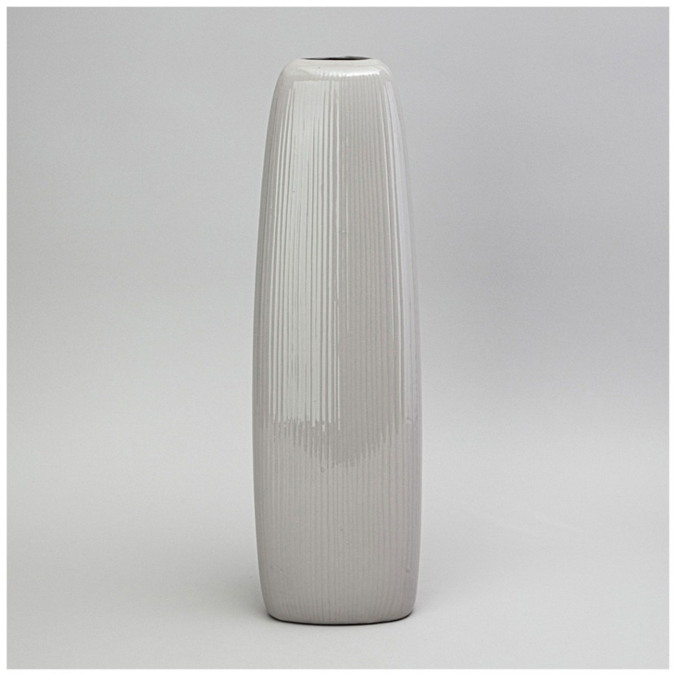 Фото Ваза 13*13*49,3 см  цвет: серый Lefard (374-167) - интернет-магазин МегаТерем в Москве