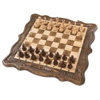 Шахматы + нарды резные 50, , Mirzoyan (28693)