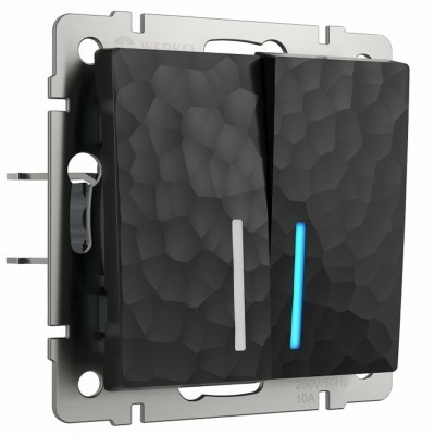 Выключатель двухклавишный с...