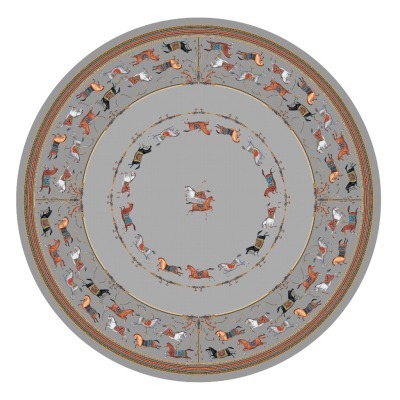 Скатерть круглая  "passage" ,d190см, 100% хлопок,твил c пропиткой, серый Lefard (850-761-25)