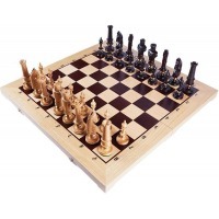 Шахматы "Роял", 60 см маркетри, Madon (деревянные, Польша) (33380)
