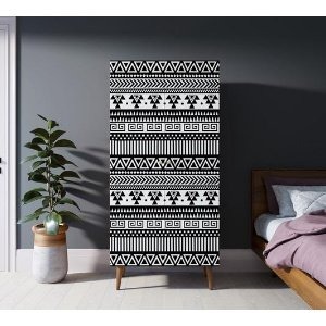 Фото Шкаф малый двухстворчатый Berber принт 19 арт BB08/Print_19-ET - интернет-магазин МегаТерем в Москве