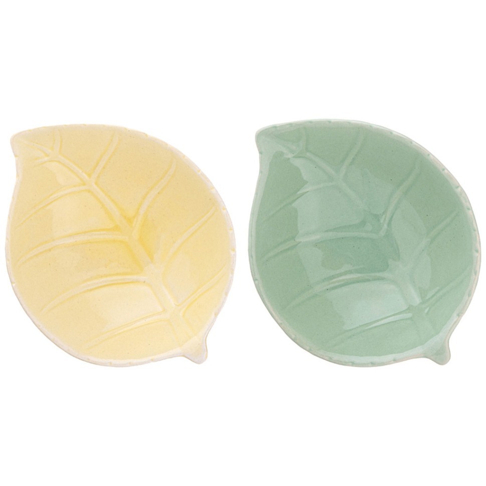 Фото Набор соусников из 2 шт. коллекция leaf 13,5*10*3,5 см 140 мл Lefard (155-749) - интернет-магазин МегаТерем в Москве