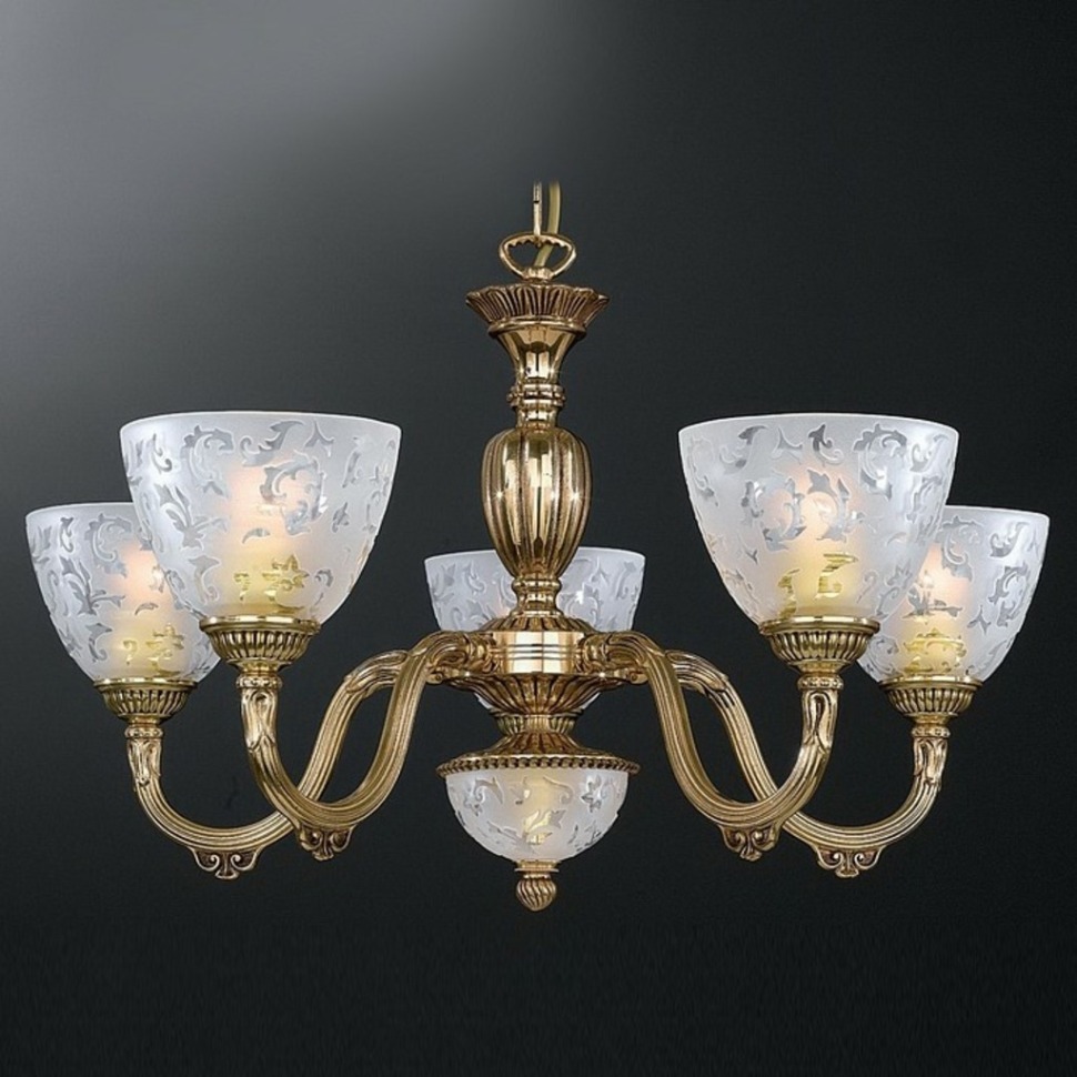 Фото Подвесная люстра Reccagni Angelo 6352 L 6352/5 RA_L_6352_5 - интернет-магазин МегаТерем в Москве