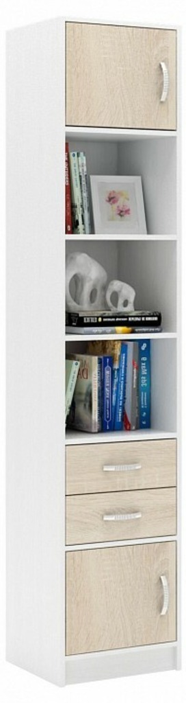 Фото Стеллаж комбинированный Либерти-41 MAS_Stellazh_Liberti-41DB - интернет-магазин МегаТерем в Москве