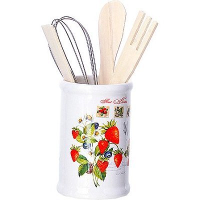 Подставка с кухонными прибо...