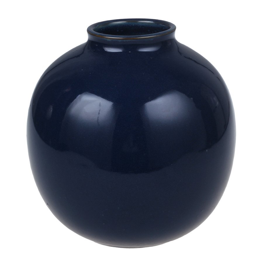 Фото Ваза nature, 18 см, темно-синяя (74301) - интернет-магазин МегаТерем в Москве