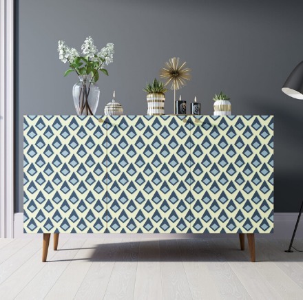 Фото Комод Berber три дверки 13 принт арт BB01/Print_13-ET - интернет-магазин МегаТерем в Москве