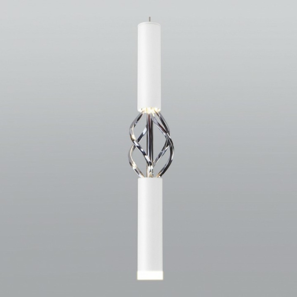 Фото Подвесной светильник Eurosvet Lance 50191/1 LED белый/хром EV_a049108 - интернет-магазин МегаТерем в Москве