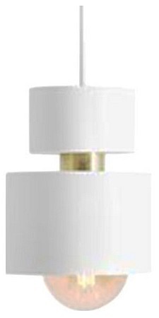 Фото Подвесной светильник Imex MD.9022 MD.9022-1-P-WH+FGD IMX_MD.9022-1-P-WH_FGD - интернет-магазин МегаТерем в Москве