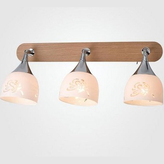 Фото Бра Eurosvet 20051 20051/3 светлое дерево EV_77909 - интернет-магазин МегаТерем в Москве