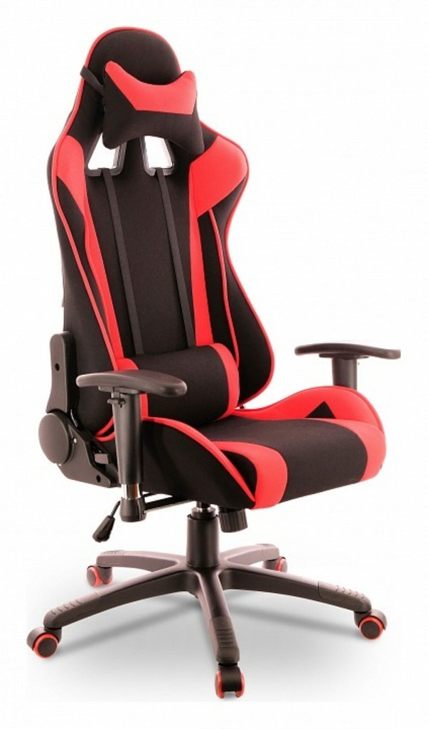 Фото Кресло игровое Lotus S4 EP-lotus s4 fabric black/red EVP_202543 - интернет-магазин МегаТерем в Москве