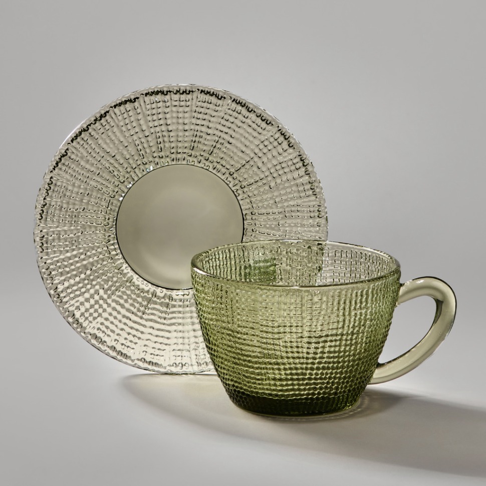 Фото Чайная пара tempo green 350 мл Lefard (355-386) - интернет-магазин МегаТерем в Москве